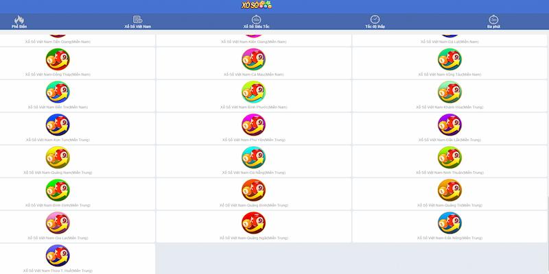 Đa dạng thể loại chỉ có tại xổ số miền Trung 8s