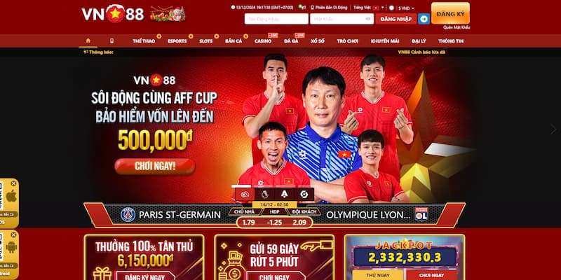 VN88 - Thuộc top 5 trang cá cược bóng đá uy tín năm 2025